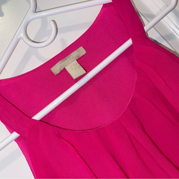 Banana Republic Hot Pink Sleeveless Blouse Size: S - Picture 5 of 6